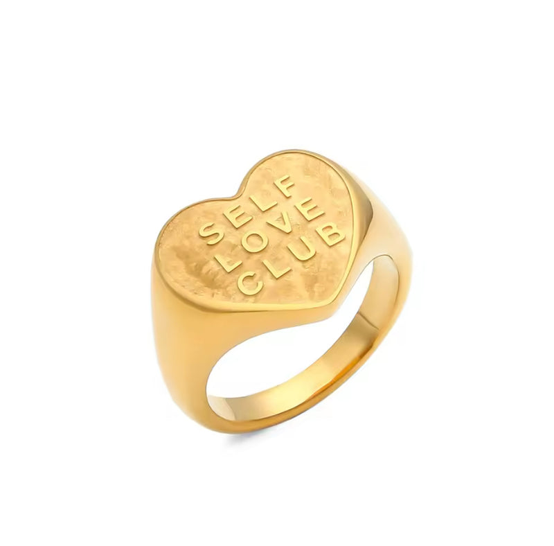 Self Love Statement Ring